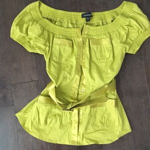 Bebe belted top